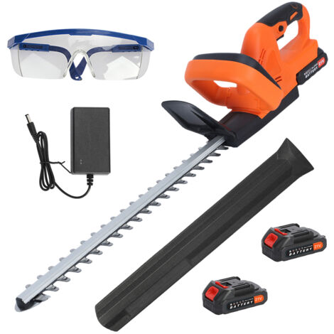 Somerway Akku Heckenschere 21V - Kabellos Mit 2 Akkus & Ladegerät