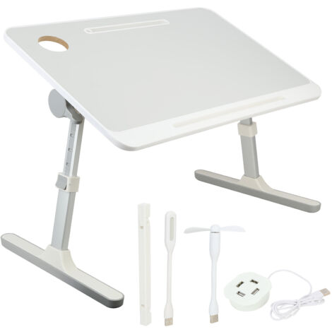 Sofa-Endstück,Klappbarer Laptop-Tisch Schwarz Bettplatte (1/5)