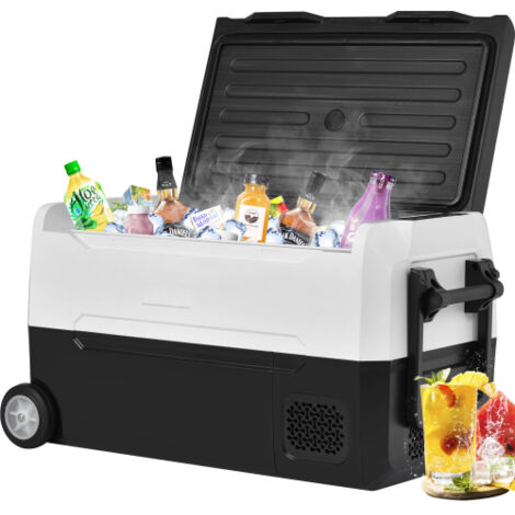 EA35 - tragbare Kompressor Kühlbox, Kühlschränke，31.5 Liter, Doppelzone, APP-Steuerung, 12/24V DC und 100-240V AC für Outdoor, Fahrzeuge, Camping, Reisen und den Heimgebrauch. (1/5)