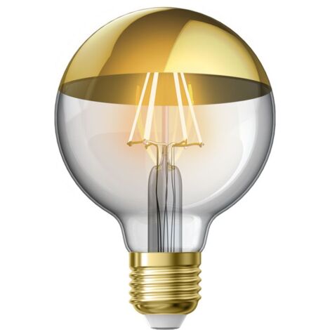 Xanlite - Bombilla LED G95 Gold, base E27, cons. de 8W, (62W eq.), 360 lúmenes, luz blanca cálida  Xanlite - RFDE850B95TG