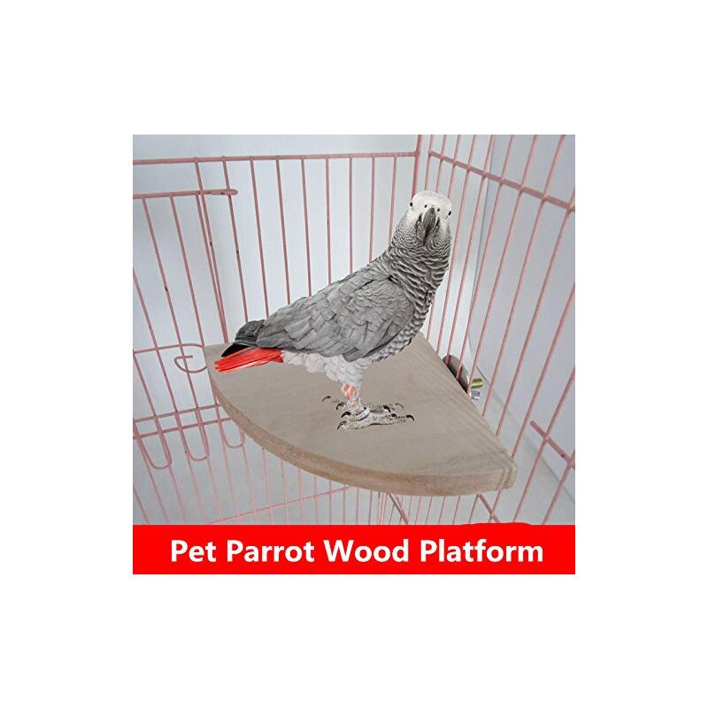 Vogel-Sitzstange Aus Naturholz, 13 Cm – Für Käfige, Papageien, Hamster, Ratten Als Ruhe- & Spielplattform