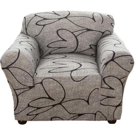 Polyester-Sofabezug, dehnbar, elastisch, Sofabezug, Sofaschutz, Schonbezug für 1-Sitzer, 90–130 cm (1/5)