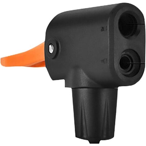 5 Stück Fahrradreifenventil-Pumpendüse Multifunktionale Fahrrad-Ventilkonverter-Ersatzteile Doppelkopf-Fahrradreifen-Reifenpumpe-Inflator-Düse
