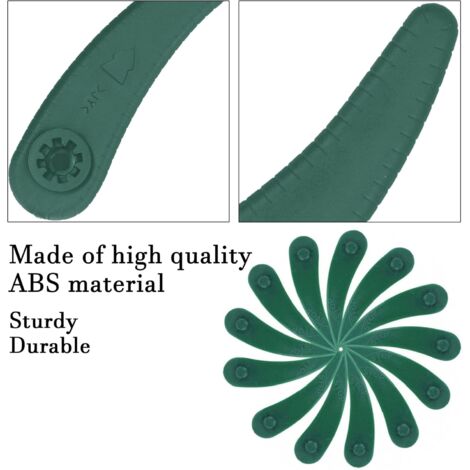 KUNYOS Mähroboter Messer - 43mm Edelstahl Klingen Für Perfekten Rasenschnitt