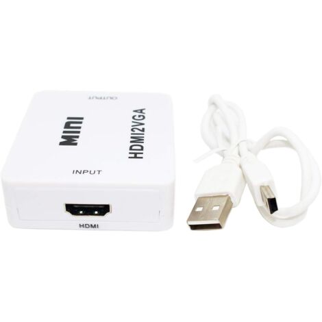1080P-Videokonverter, HDMI-Buchse auf VGA-Buchse, 15-poliger Adapter – Videosignalkonverter (1/5)