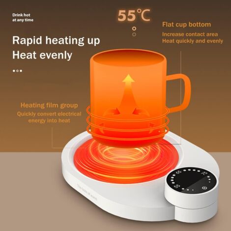 Produktbild von Kaffeetassenwärmer, Elektrischer Kaffeewärmer Für Schreibtisch Mit Automatischer Abschaltung 3 Temperatureinstellungen Smart C20240603