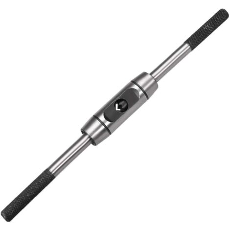 Linkshänder-Gewindebohrerhalter, verstellbarer Windeisengriff für metrisches M6-M14-Gewindebohrer, Senker, Gewindeschneidwerkzeug, Körper aus Druckguss