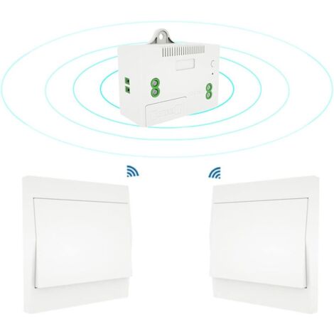 Funkschalter Set 433 MHz - Kabelloser Lichtschatter Bis 1500W | Reichweite 50m Innen, 200m Außen