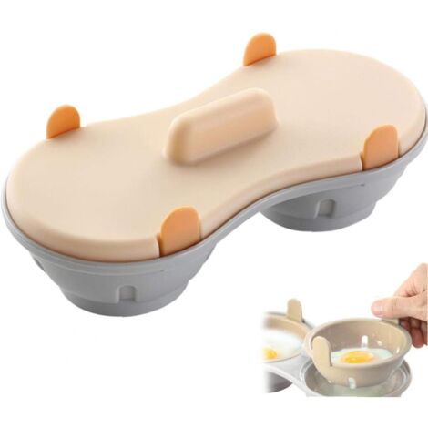 Mikrowellen Eierkocher 2-tlg - Eierdampfer Für Pochierte Eier In Minuten