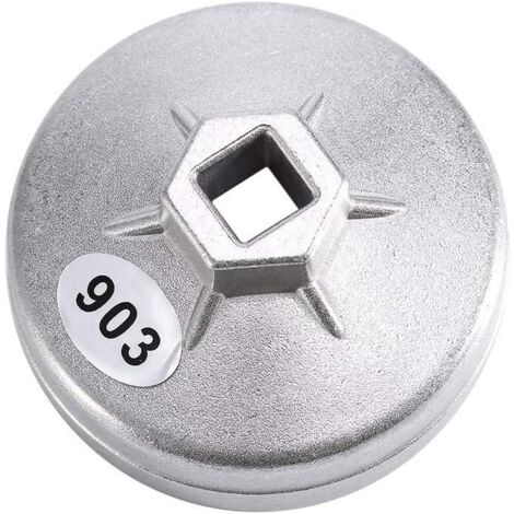74 mm 14-schneidiger Universal-Steckschlüssel aus Aluminiumlegierung, Multifunktions-Ölfilterschlüssel-Steckschlüssel-Entfernungswerkzeug (1/5)