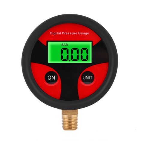 Digitaler Reifendruckmesser, Auto-Reifendruckmesser, digitaler LCD-Reifenluftdruckmesser für Auto, LKW, Motorrad, 0–200 PSI (1/5)