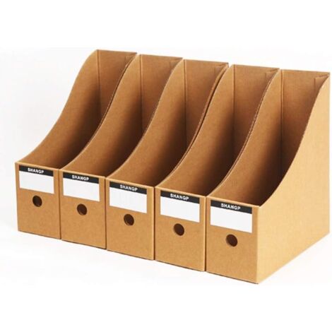 5-stufige A4-Papieraufbewahrungsbox, Dokumentenhalter, Zeitschriftenständer, Organizer, Schublade für Büro, Zuhause, DIY-Container (1/5)
