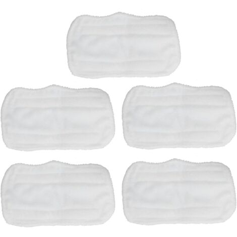 Verwendet für Shark Mikrofaser-Pads, Ersatzpads für Shark Steam Mop S3101, S3102, S3250, S3251, Sk115, SK140, Sk141, Sk435co, Sk460 Ss460wm, XT3010, S3111, S1001, SP100K, S3250, S32. 51, S3202, SE200, (1/5)