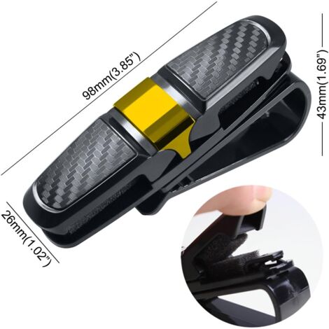 Auto Auto Sonnenblende Brille Sonnenbrille Karte Ticket Halter Clip Günstig Kaufen - Preis, Kostenloser Versand, Echte Bewertungen Mit Fotos