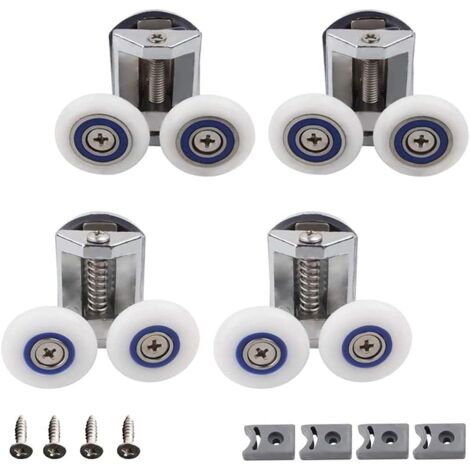 4x Polyurethan Lenkrollen Mit Bremse - 2 Zoll Möbelrollen Bis 200kg Tragkraft