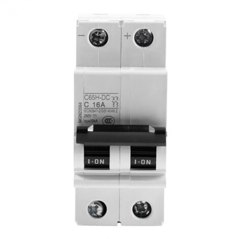 250 V DC 2P Niederspannungs-Luft-Miniatur-Leistungsschalter, Solar-Leistungsschalter, 16 A/63 A (16 A) (1/5)