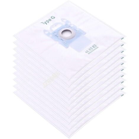 10er-Set Beutelfilter für Staubbeutel für Bosch Typ G/MegaFilt Super Tex BBZ41FG 468383, VBBS600V00, 6000...6999, 32A2, 42A04 (1/5)