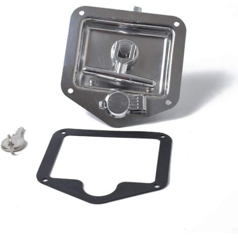 T-Griff Schloss Kit - Sicherheitsschloss Für Anhänger, Wohnwagen & Werkzeugkästen In Schwarz