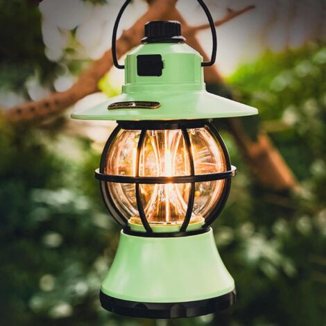 Mata1 LED-Campinglaterne | 2 Stück | 180 Lumen, 3 Helligkeiten | Klappbar & Batteriebetrieben