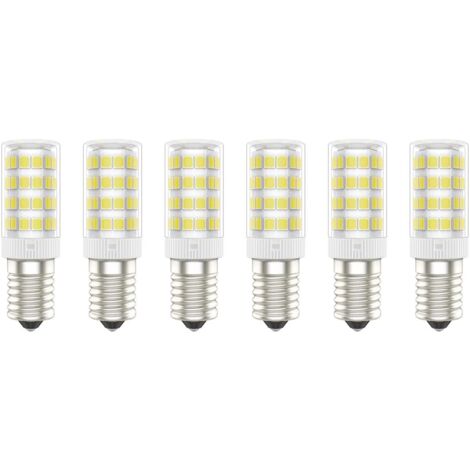 E14-LED-Leuchtmittel, 5 W (entspricht 50 W), Kaltweiß (6000 K), AC220–240 V, flimmerfrei, nicht dimmbar, 300 Lumen, CRI80, 6er-Pack – (Kaltweiß, 5 W) [Energieklasse A+ ] (1/5)