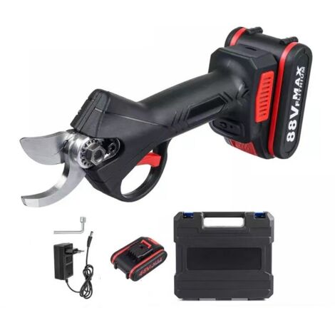 Akku-Gartenschere, Astschere, Schnittdurchmesser 30 mm, elektrische Schere, Gartenschere, wiederaufladbar, 9 Ah Lithium, 3–4 Stunden Betrieb (Farbe: 1 x 9000 mAh) (1/5)