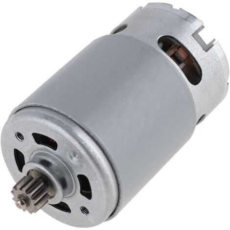 RS550 12V 23000 U/min Gleichstrommotor mit 12 Zähnen, zwei Geschwindigkeiten und hohem Drehmomentgetriebe für elektrische Bohrmaschine/Schraubendreher (1/5)