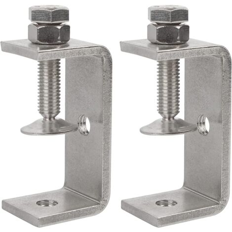 Edelstahl 304 U-Klemme M10 50x150mm - Rechtwinklige Rohrhalterung Für Handläufe Zäune