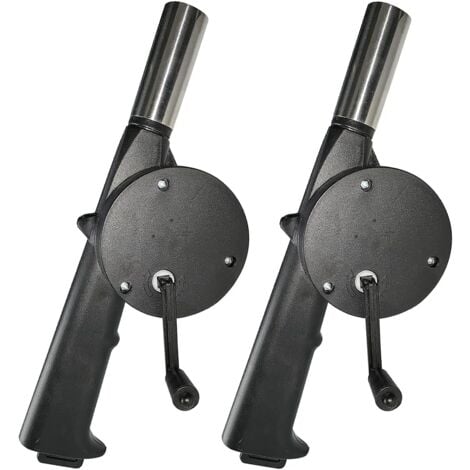 Handgebläse Für Grill & Camping - Manueller Luftgebläse Aus Metall Für Perfektes Feuer