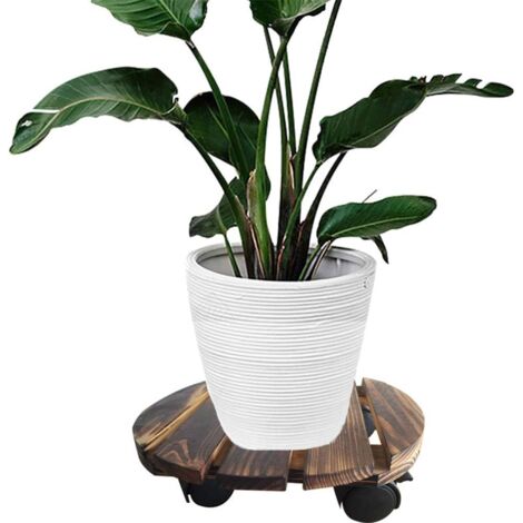 22cm Plant Caddy Mit Rädern, Bewegliches Pflanzent Produktbild-Vorschau 2