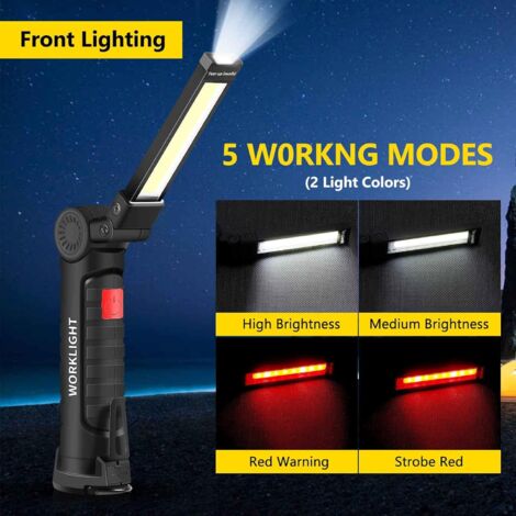 Lampe Torche LED Portable 230 Lumens - USB-C Rechargeable - Idéale Camping, Randonnée, Urgence