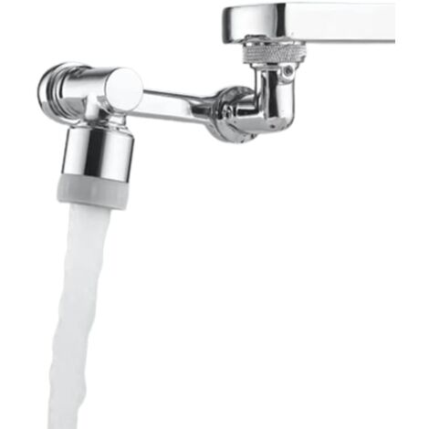 Universeller Wasserhahn-Belüfter, 1080° drehbarer Weitwinkel-Roboterarm, Wasserhahn-Düsen-Adapter, Küchenarmatur-Verlängerung, Wasserhahn-Belüfter (1/5)