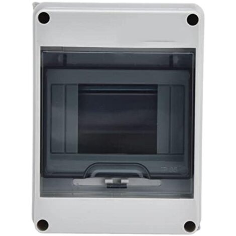 IP65 Wasserdichter Schaltkasten für den Außenbereich, 5 Module, ABS-Kunststoffoberfläche, elektrischer wasserdichter Schaltkasten für den Außenbereich, Schaltschrank, modulare Anschlussdose (5 Wege)