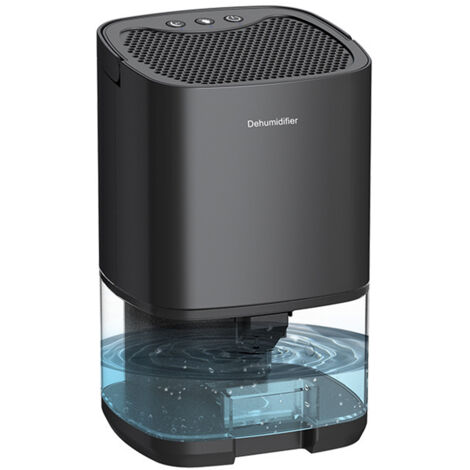 CLEVAST Deumidificatore Silenzioso 24dB Per Piccoli Spazi | 295ml/giorno Con Spegnimento Automatico