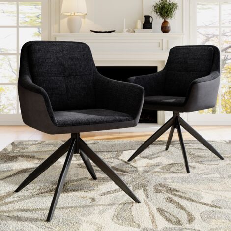 9022 Nero Sedia TV Girevole A 360&deg; Con Funzione Reclinabile MCombo Sedia Relax Con Sgabello Sedia Moderna Per Soggiorno Ecopelle