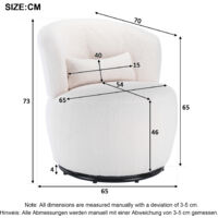 chairus Poltrona Imbottita Poltrona Camera da Letto in Velluto Poltroncina con Gambe in Metallo Placcato Oro Sedia da Salotto Sedie Imbottite per Camera da Letto/Soggiorno, Rosa