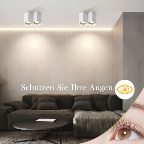 Stilvolle Aufputz Spots Wohnzimmer Bild