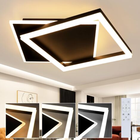 Led Deckenleuchte Dimmbar 72W Rund Flach Deckenlampe Mit Fernbedienung 3000K-6000K Wohnzimmerlampe Modern Ultradünn Leuchte Für Wohnzimmer, Schlafzimmer Esszimmer Büro 58*5CM