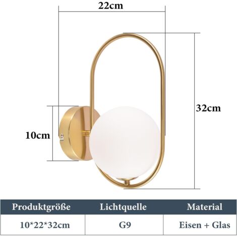 Wandleuchte Innen Modern Weiß - G9 Fassung, Up & Down Licht, Metall, 20 Cm Hoch, Für Flur, Schlafzimmer, Balkon