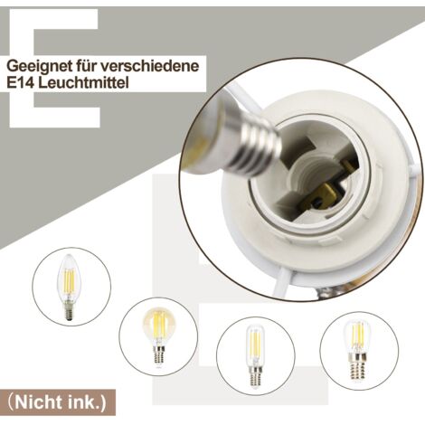 Deckenstrahler Weiß Holz 4-flmg Modern Lampe Leuchte