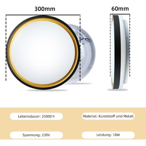 LED Deckenleuchte Wohnzimmer Modern, Deckenlampe LE Produktbild-Vorschau 10