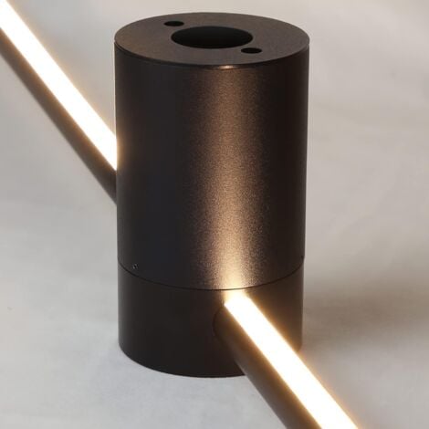GBLY LED Wandleuchte Innen Wandlampe - 60CM Schwarz Modern Flurlampe Design Treppenhauslampe 3000K Warmweiß Küchenlampe Indirekt Wandbeleuchtung für Wohnzimmer Schlafzimmer Flur Treppenhaus Bett Küche