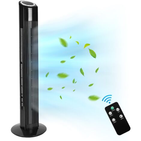 YASHE Turmventilator Mit Fernbedienung – Superleise Mit Nur 28 DB, 3 Modi, 85° Schwenkfunktion, Perfekt Fürs Schlafzimmer