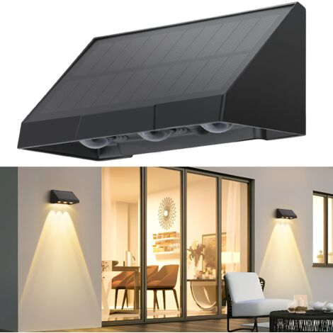 ELLASAY Solar Wandleuchte Außen Garten