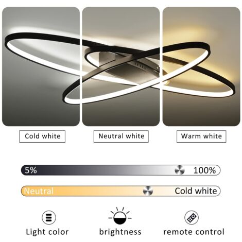 Plafoniera LED Moderna Dimmerabile 40cm - Luce Soffitto