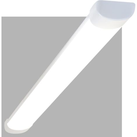 GBLY Plafoniera LED 120 cm, Lampada da soffitto piatta - Lampada da cucina a striscia 36 W Lampada umida 4000 K Bianco neutro Lampada da cantina Angolo del fascio lungo 180 ° per cantina Garage (1/5)