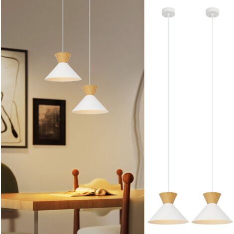 GBLY Lampada a sospensione per tavolo da pranzo in vetro a 1 fiamma