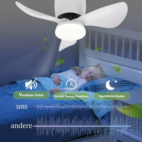 Lampadario Con Ventilatore Da Soffitto Ventilatore Da Soffitto Con Luce LED E Telecomando, RGB, 6 Velocità, Reversibile, Silenzioso, Nero, Controllo Vocale/APP Ventilatore Reversibile