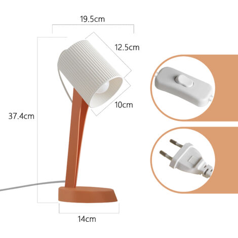 Set 2 Lampade Da Comodino Touch Con Porta USB – 3 Temperature Di Colore E Luminosità Regolabile, Base In Legno, Ideali Per Camera E Ufficio