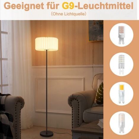 Lampada da Terra Salotto, 155cm Lampade da Terra, 52W LED Piantana