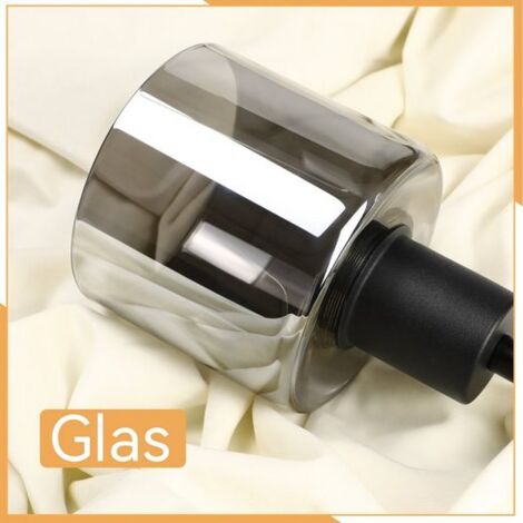 GBLY Lámparas colgantes de mesa de comedor - E27 Lámpara colgante de 3 llamas, lámpara de comedor industrial, regulable en altura, lámpara colgante para hotel, oficina (sin bombillas)